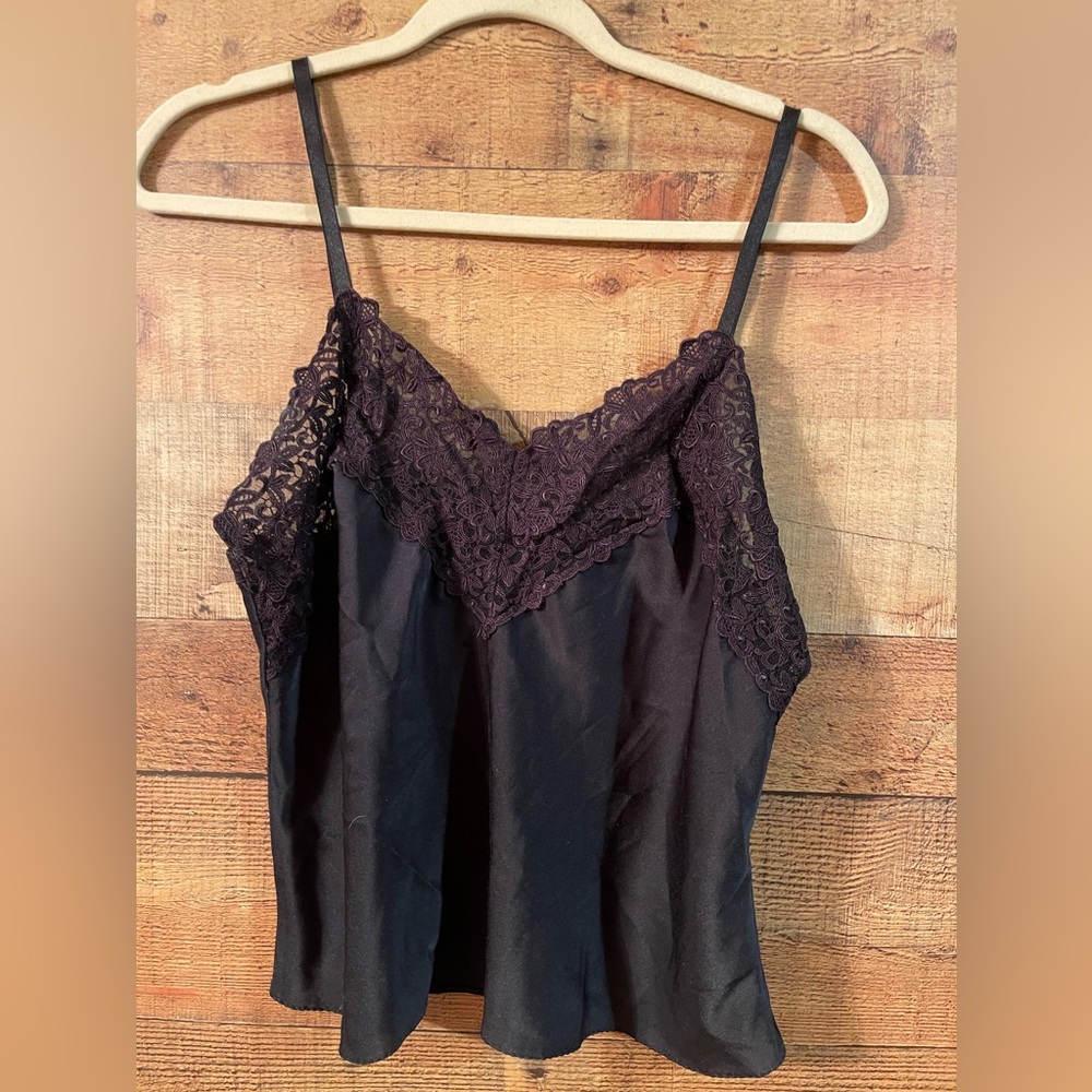 Wacoal satin and lace cami lingerie top